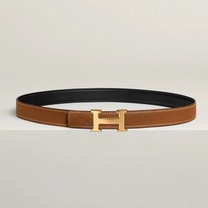 Hermes Belt Buckle & Reversible leather strap